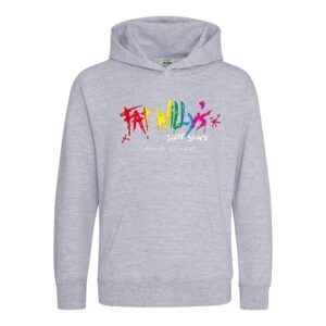 Fat Willy's Kids Heather Grey hoodie