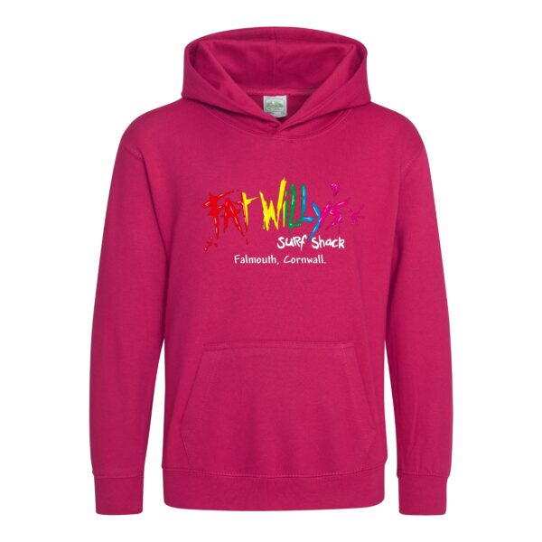 Fat Willy's Kids Hot Pink hoodie