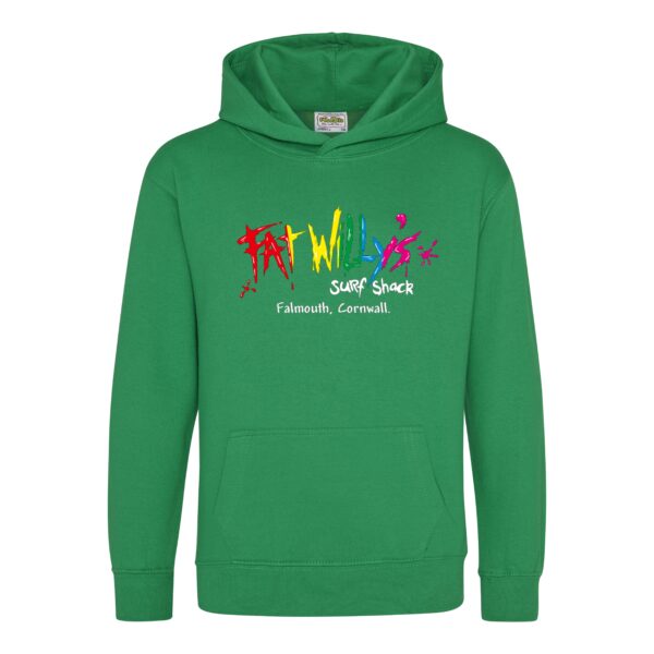 Fat Willy's Kids Green hoodie