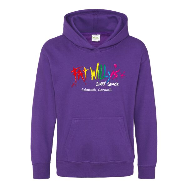 Fat Willy's Kids Purple hoodie