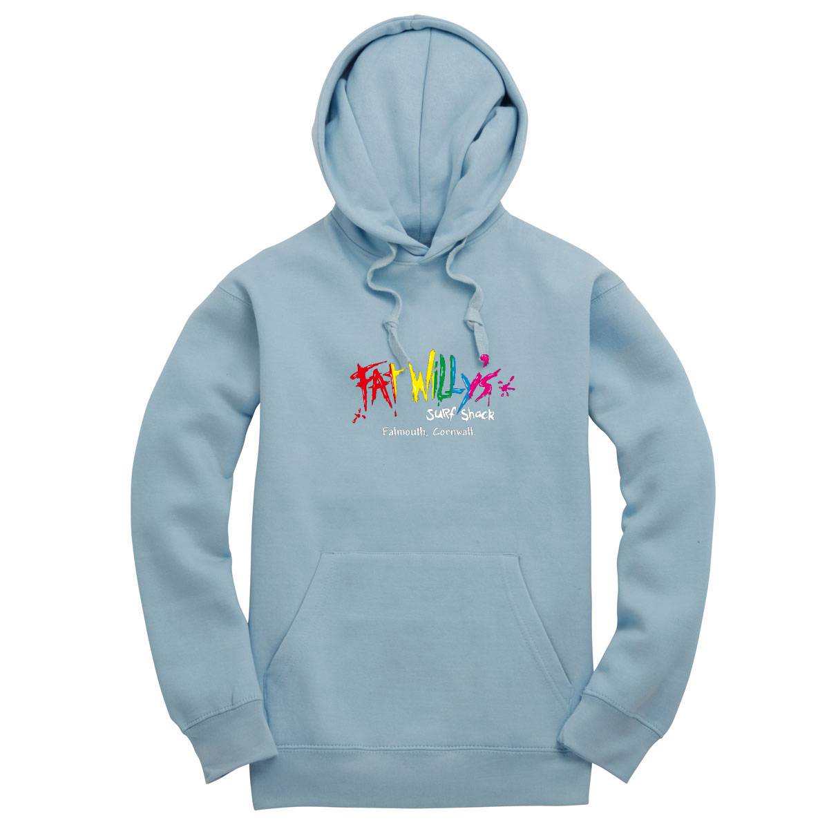 Adult Powder Blue Hoodie Unisex Fat Willy s