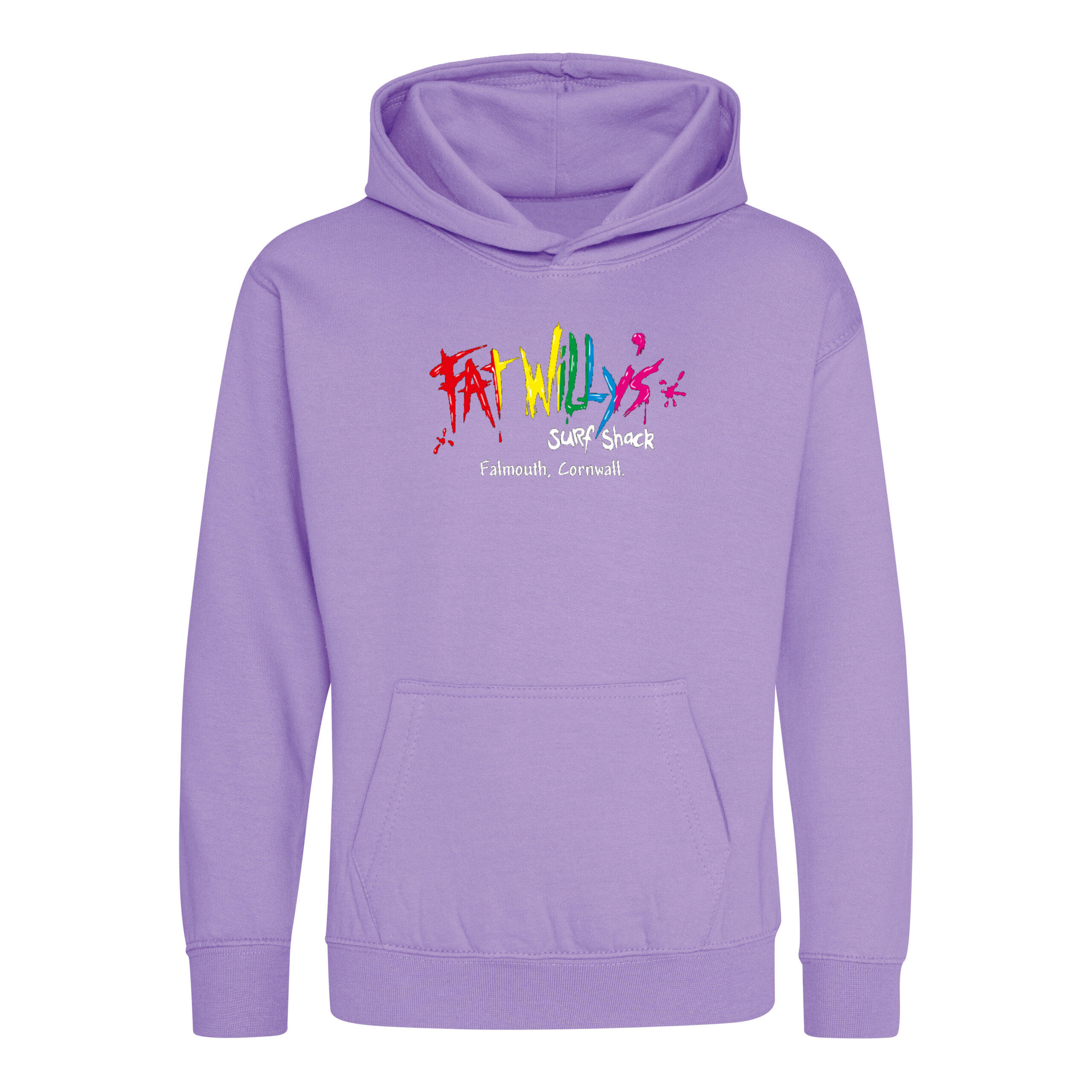 Kids Lavender Hoodie - Fat Willy's - Fat Willy's Cornwall:Cornish surf