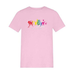 Kids Baby Pink T-Shirt - Fat Willy's