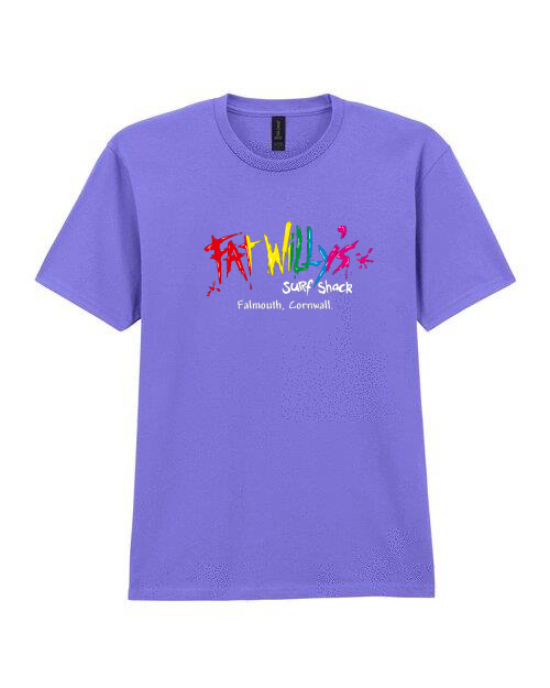 Adult Violet T-Shirt - Unisex Fat Willy's