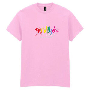 Fat willy's Surf Shack Adult Light Pink T-Shirt