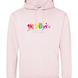 Fat Willy's Surf Shack Baby Pink Adult Hoodie