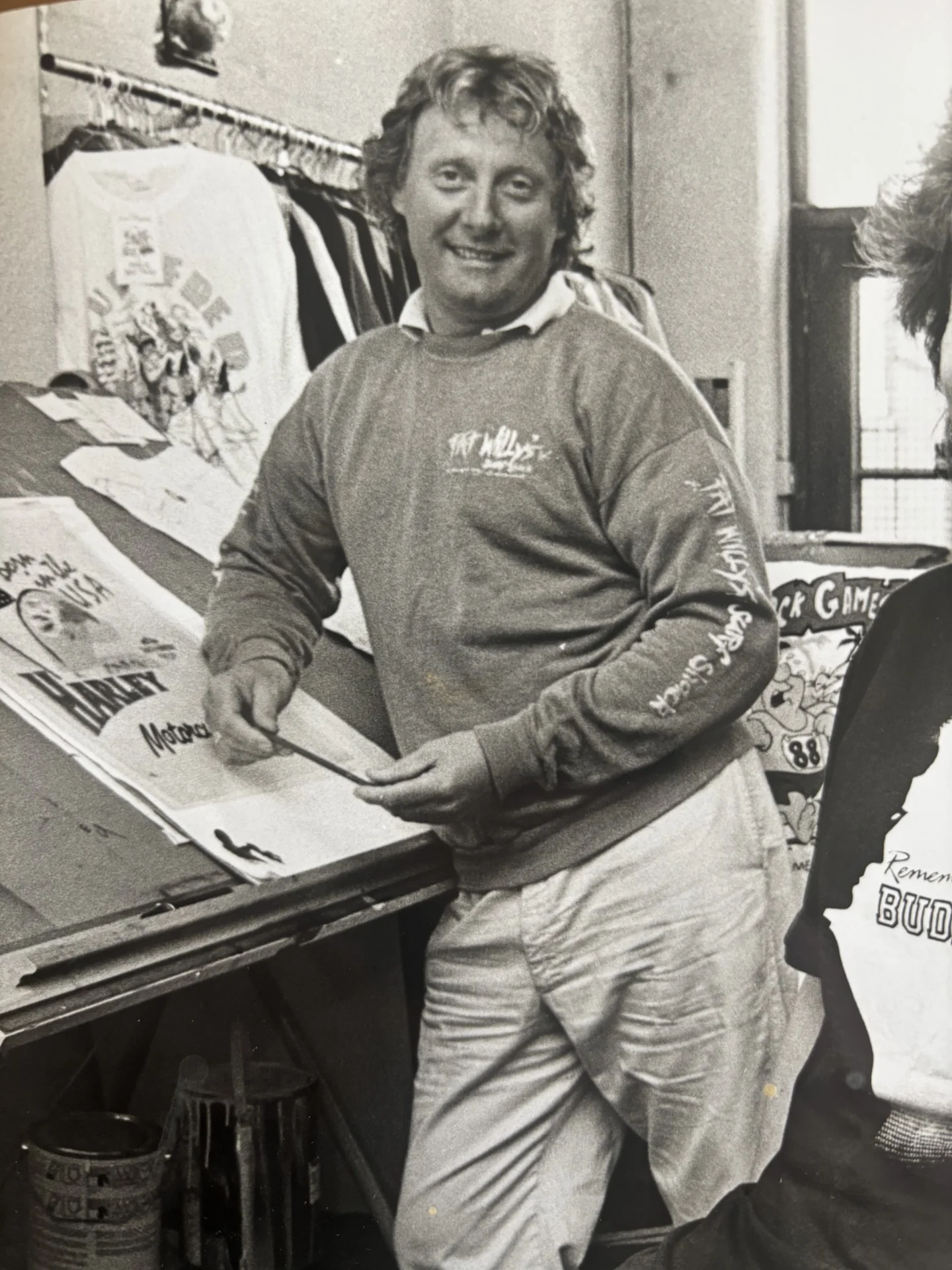 Fat Willy’s founder Roger Ward in the original surf shack